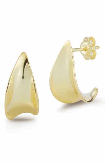 Concave Hoop Earrings