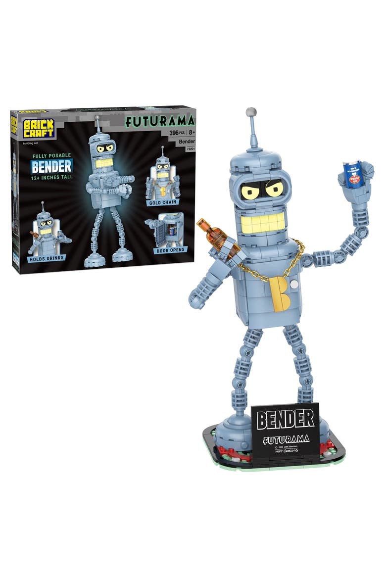Futurama Bender Building Set, Main, color, Yellow