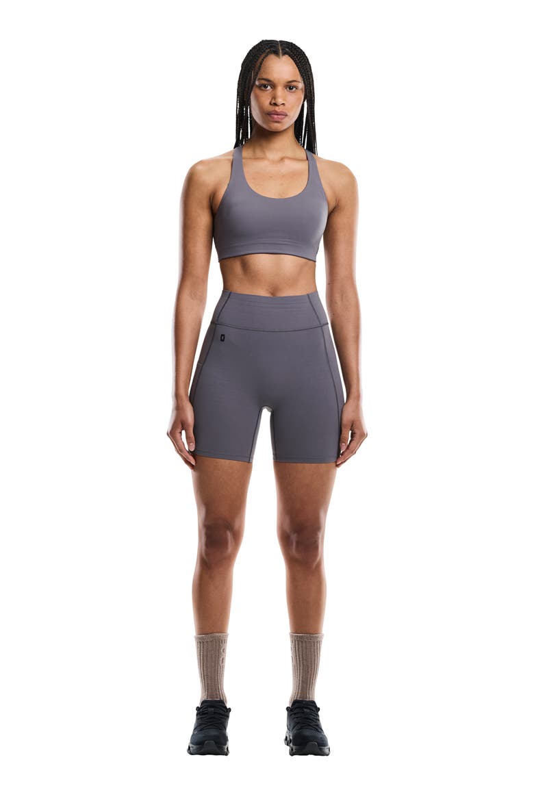 Studio Racerback Sports Bra, Alternate, color, EMBER