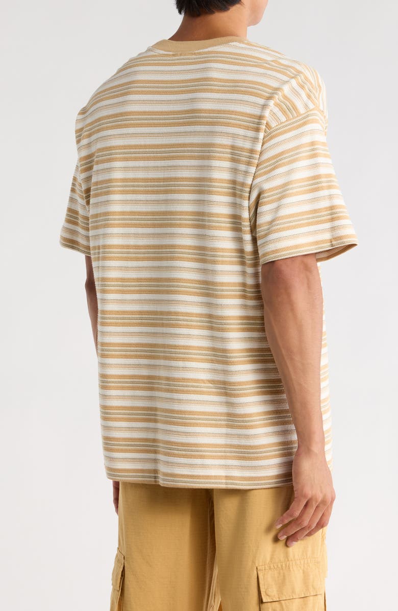 Obey Kenny Stripe T-Shirt, Alternate, color, Unbleached Multi
