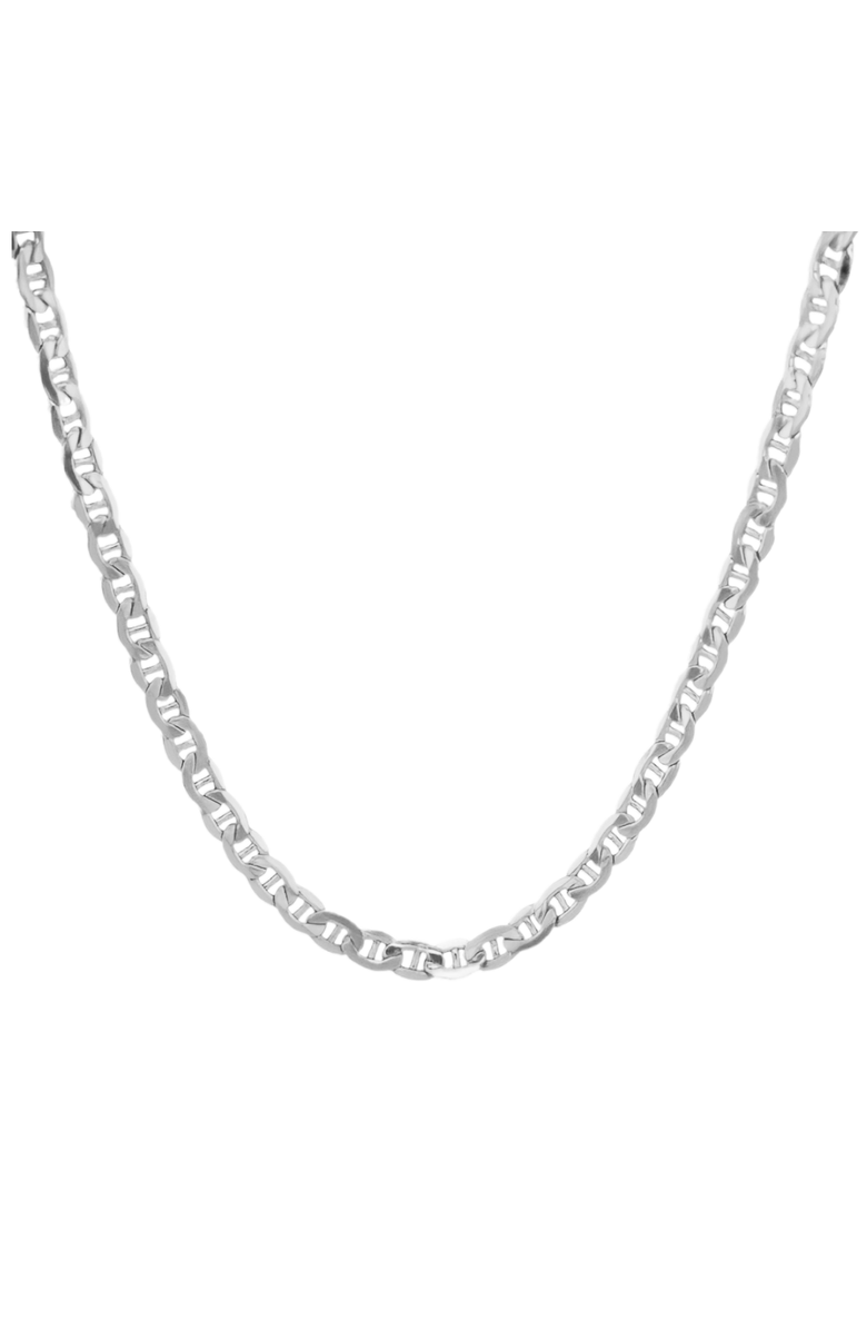 Donatello Gian Sterling Silver Flat Fancy Necklace, Main, color, Silver