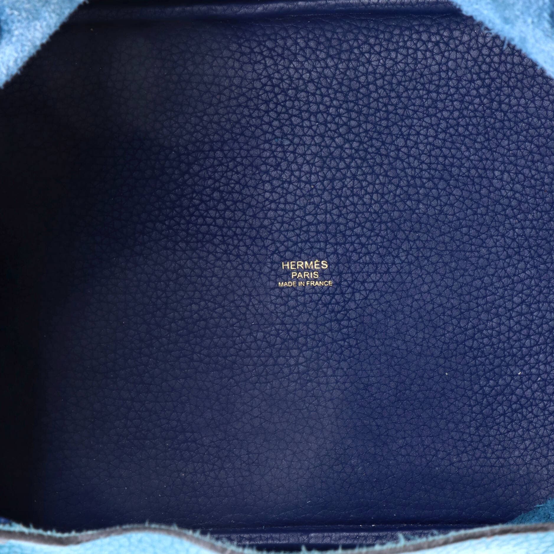 Picotin Lock Bag Bicolor Clemence MM, Alternate, color, Blue