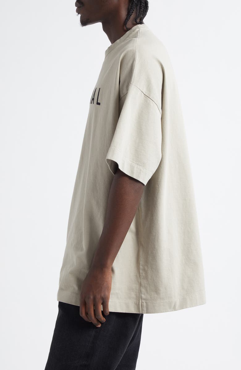 Fear of God Eternal Embroidered T-Shirt, Alternate, color, Dove Grey