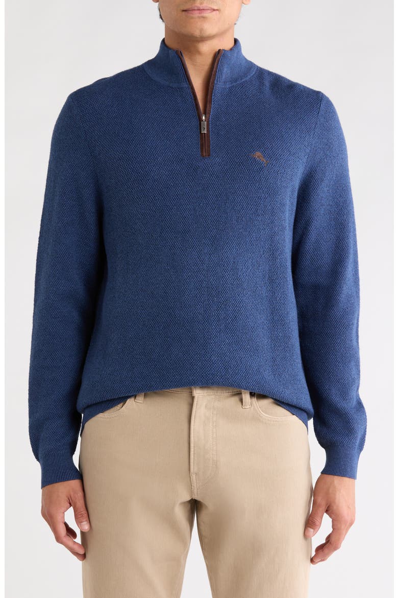 Marlin Luxe Half Zip Pullover, Main, color, DOCKSIDE