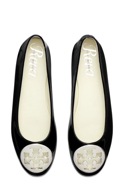Tory Burch Reva Travel Ballet Flat In Black