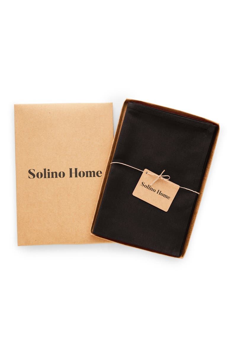 Solino Home Cotton Linen Dinner Napkins - Dru, 20" x 20", Alternate, color, 