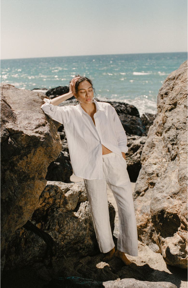 Whimsy + Row Peri Top, Alternate, color, White