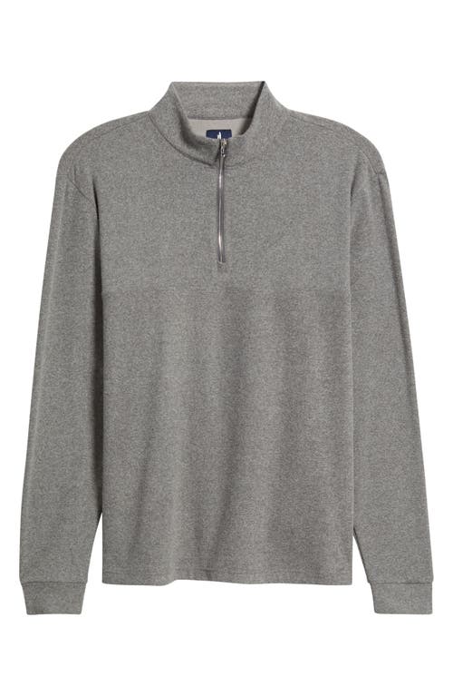 Johnnie-o Mikey Quarter Zip Pullover In Gray