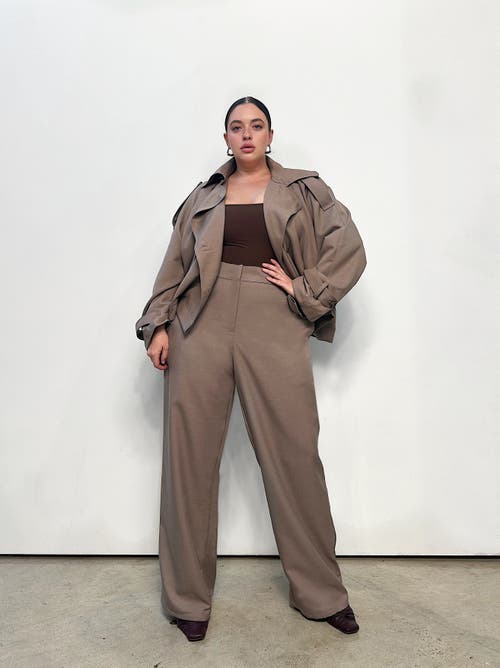 Baacal Hepburn Wide Leg Pant In Brown