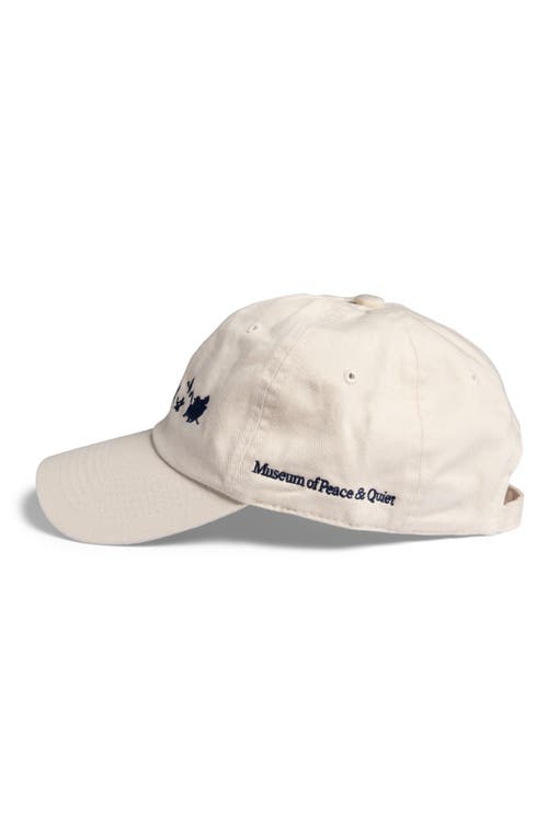Museum Of Peace And Quiet Museum Of Peace & Quiet X Disney 'the Lion King' Horizon Baseball Cap In Bone