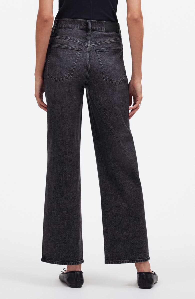 Madewell The Perfect Wide Leg Crop Jeans, Alternate, color, Robles Wash