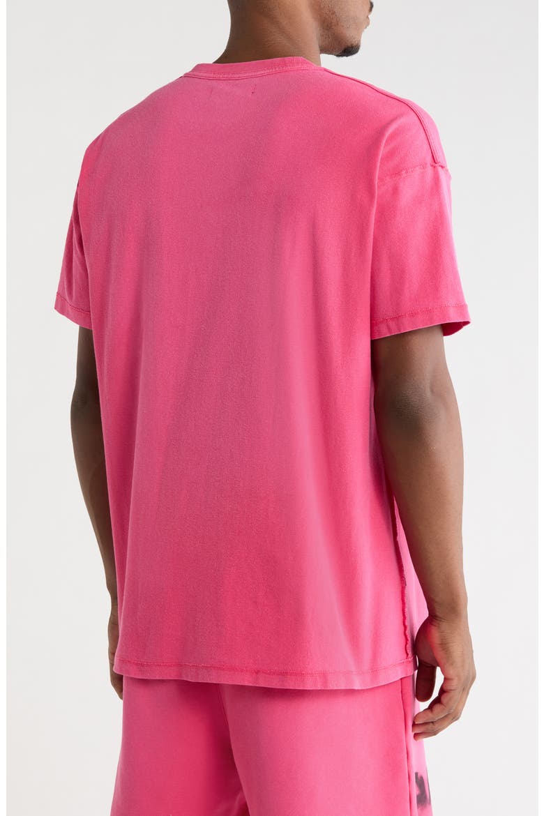 Textured Inside Out Cotton Graphic T-Shirt, Alternate, color, RED