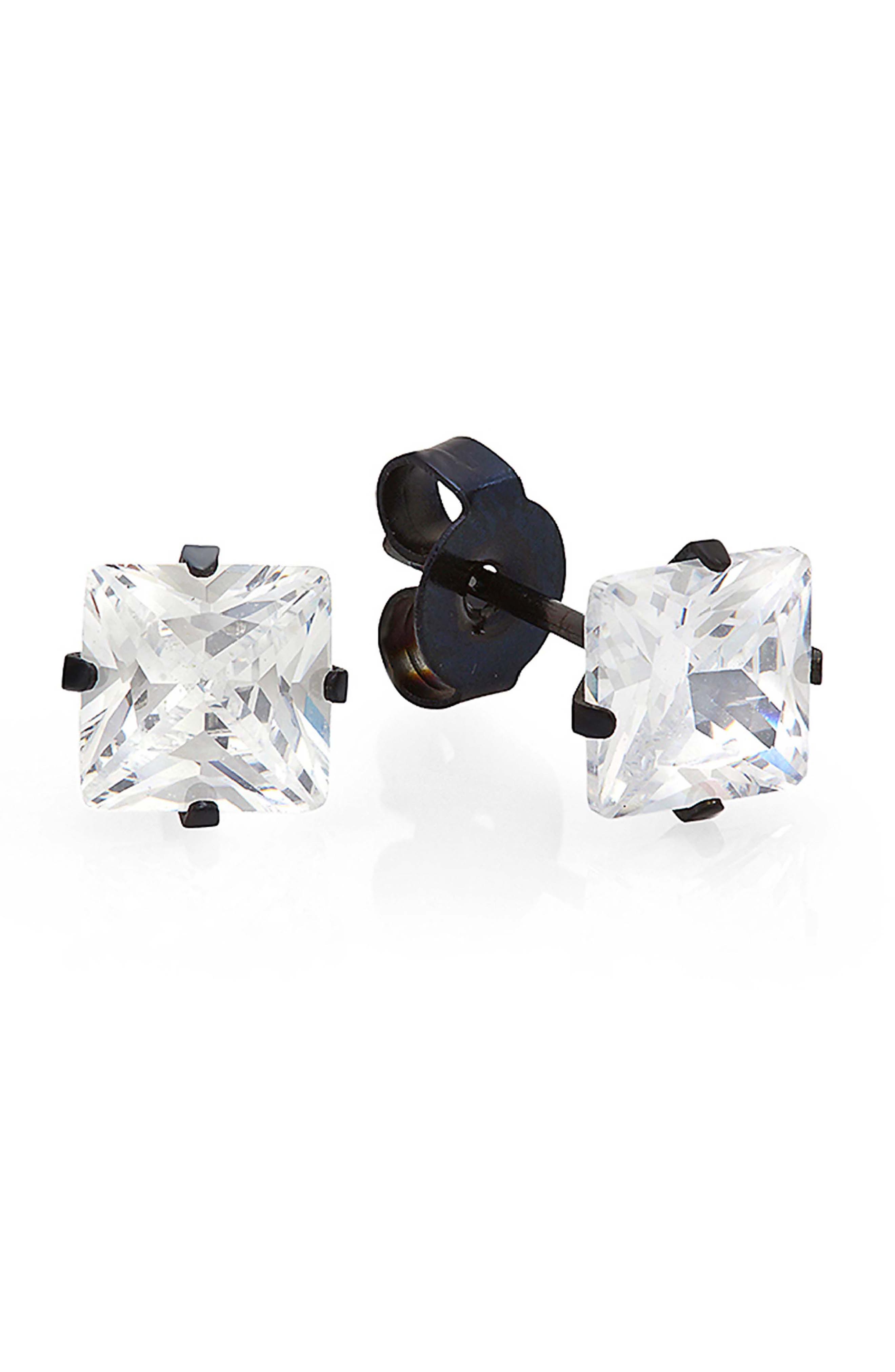 Cubic Zirconia Stud Earrings