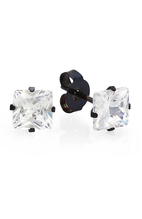 Cubic Zirconia Stud Earrings
