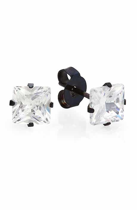 Cubic Zirconia Stud Earrings