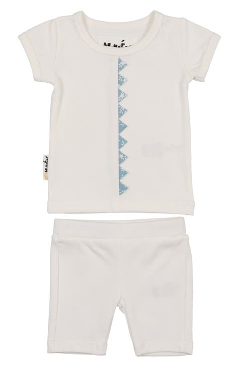 Floral Triangle Trim Top & Shorts Set (Baby)