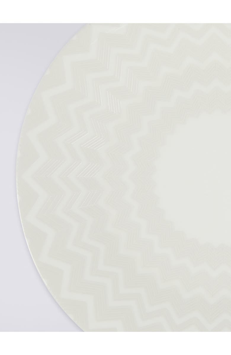 Missoni Home Zigzag White Charger Plate, Alternate, color, White