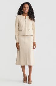 Misook Heritage LuxeStretch Ponte Sport Jacket
