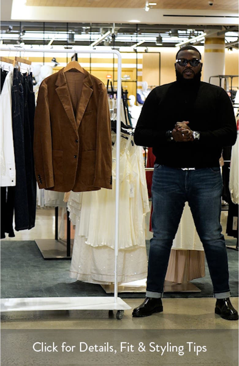 Slim Fit Corduroy Blazer, sales video thumbnail