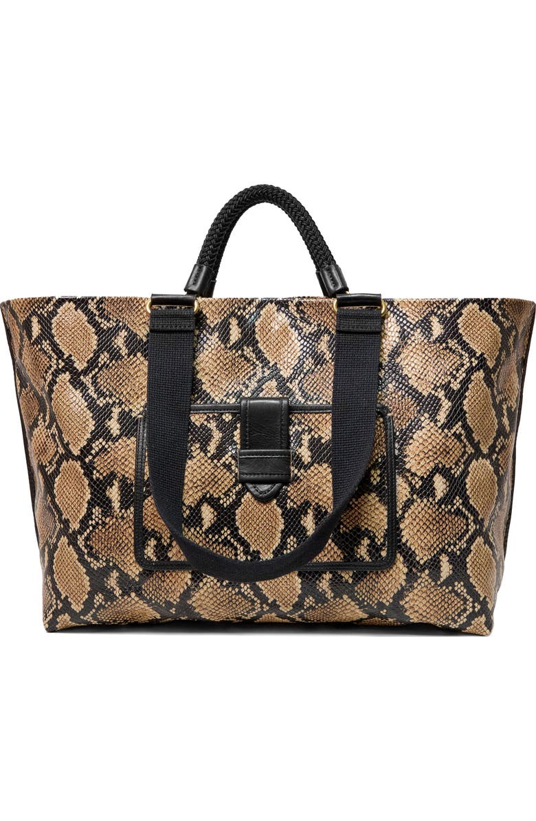 Clare V. Grande Bateau Tote, Main, color, Tan