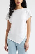 Open Edit Asymmetric Cotton T-Shirt