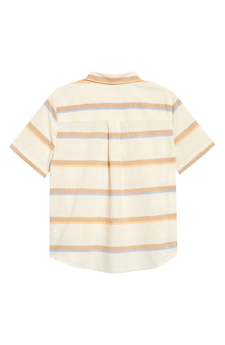 Madewell Stripe Camp Shirt, Alternate, color, 