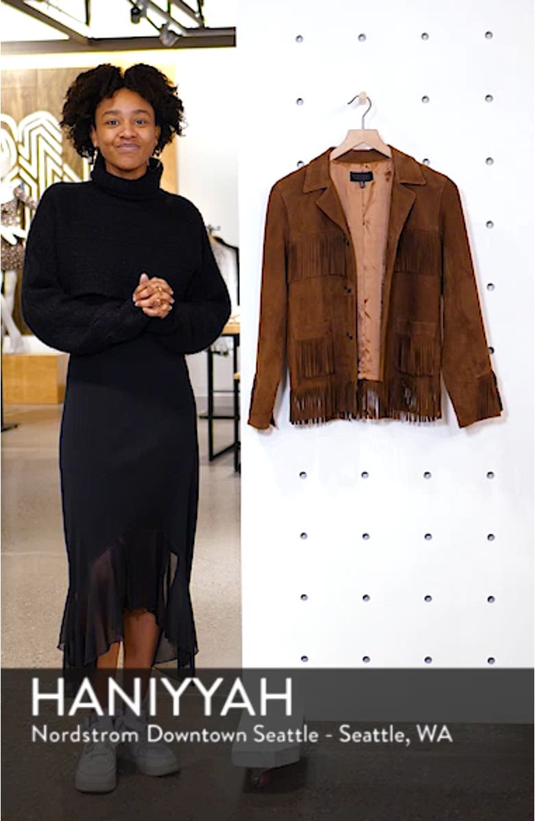 Frida Suede Fringe Jacket, sales video thumbnail