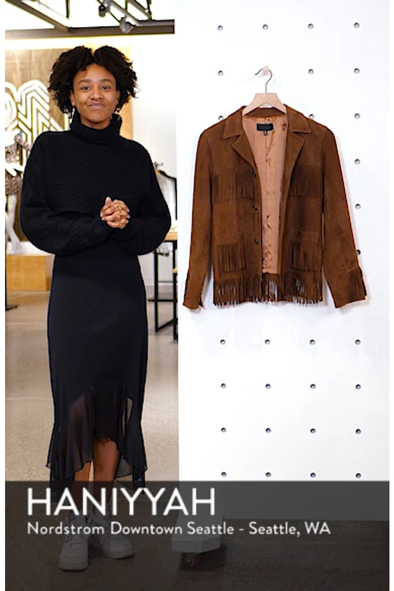 Frida Suede Fringe Jacket video