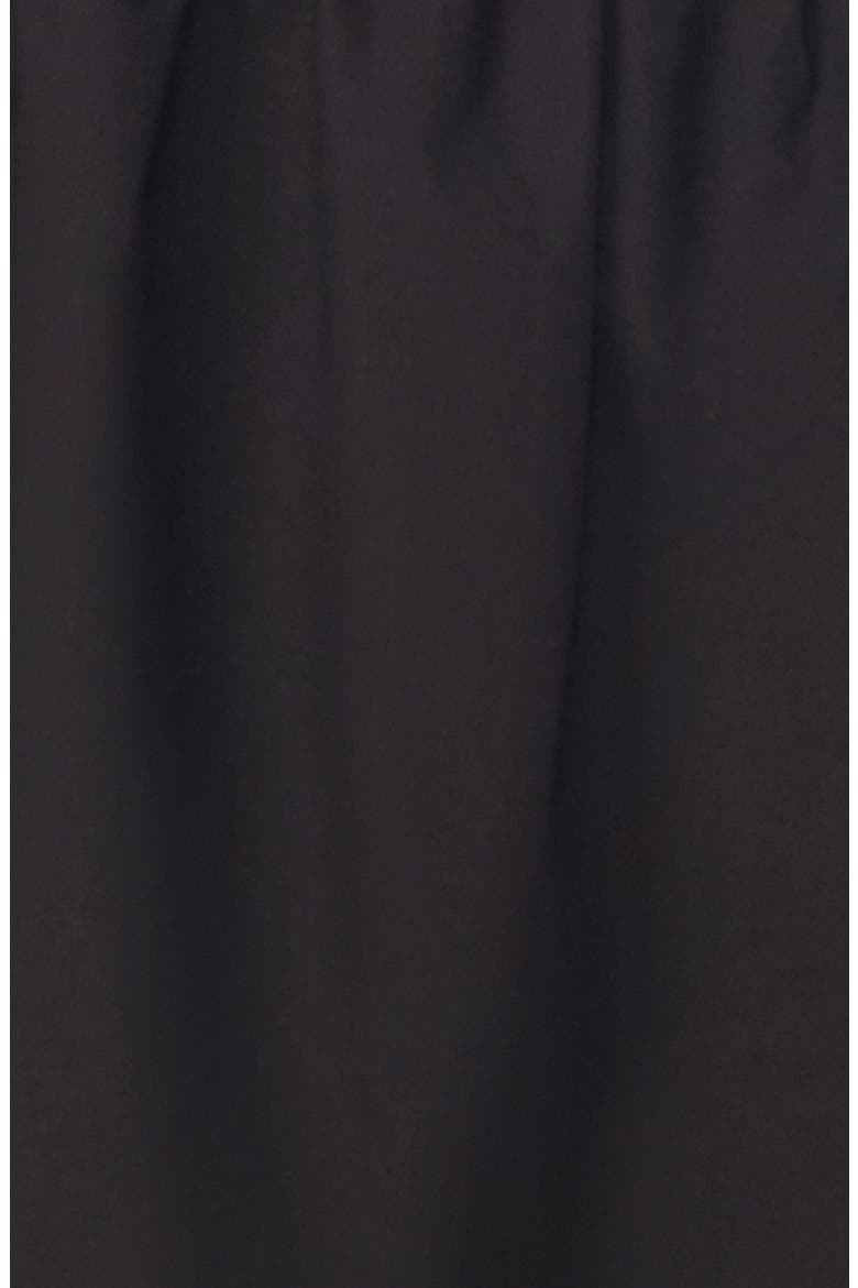 Valentina Mixed Media Minidress, Alternate, color, RICH BLACK