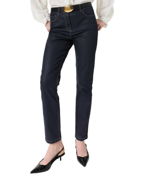 Aya Coated Slim Jeans