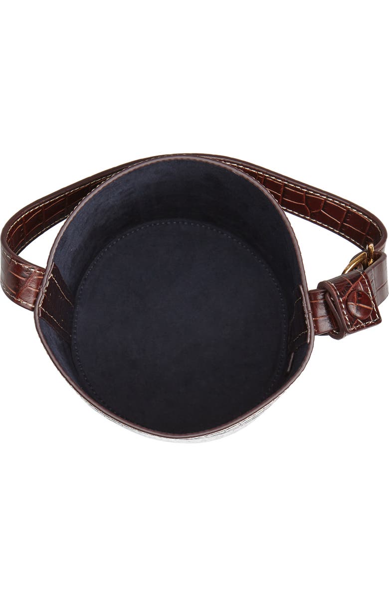 TRADEMARK Small Leather Bucket Bag, Alternate, color,