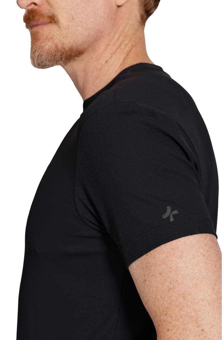 URBAN PERFORMANCE Piquet Everyday Tech T-Shirt, Alternate, color, Black