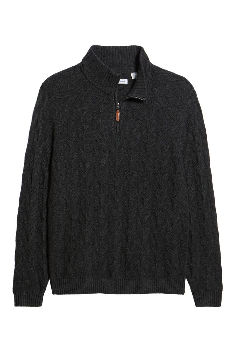 Cabana Canyon Wool & Cashmere Sweater, Alternate, color, CHARCOAL