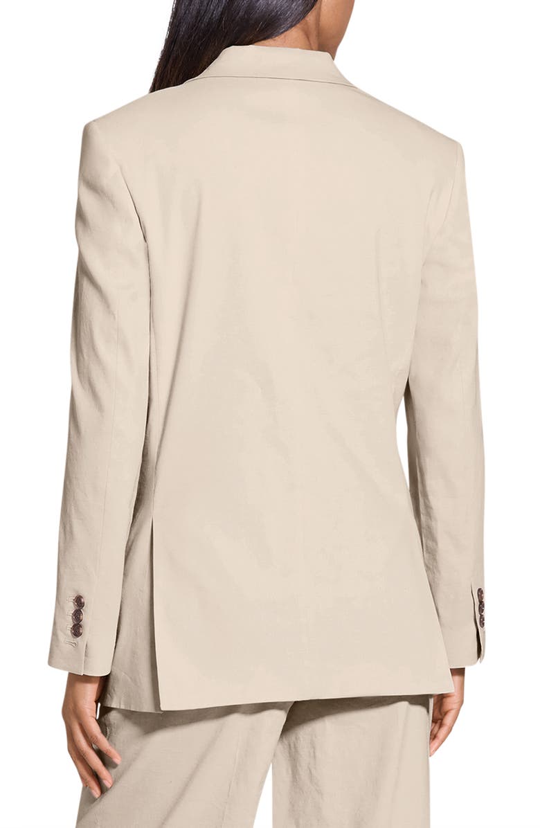 Theory Linen Blend Blazer, Alternate, color, Straw