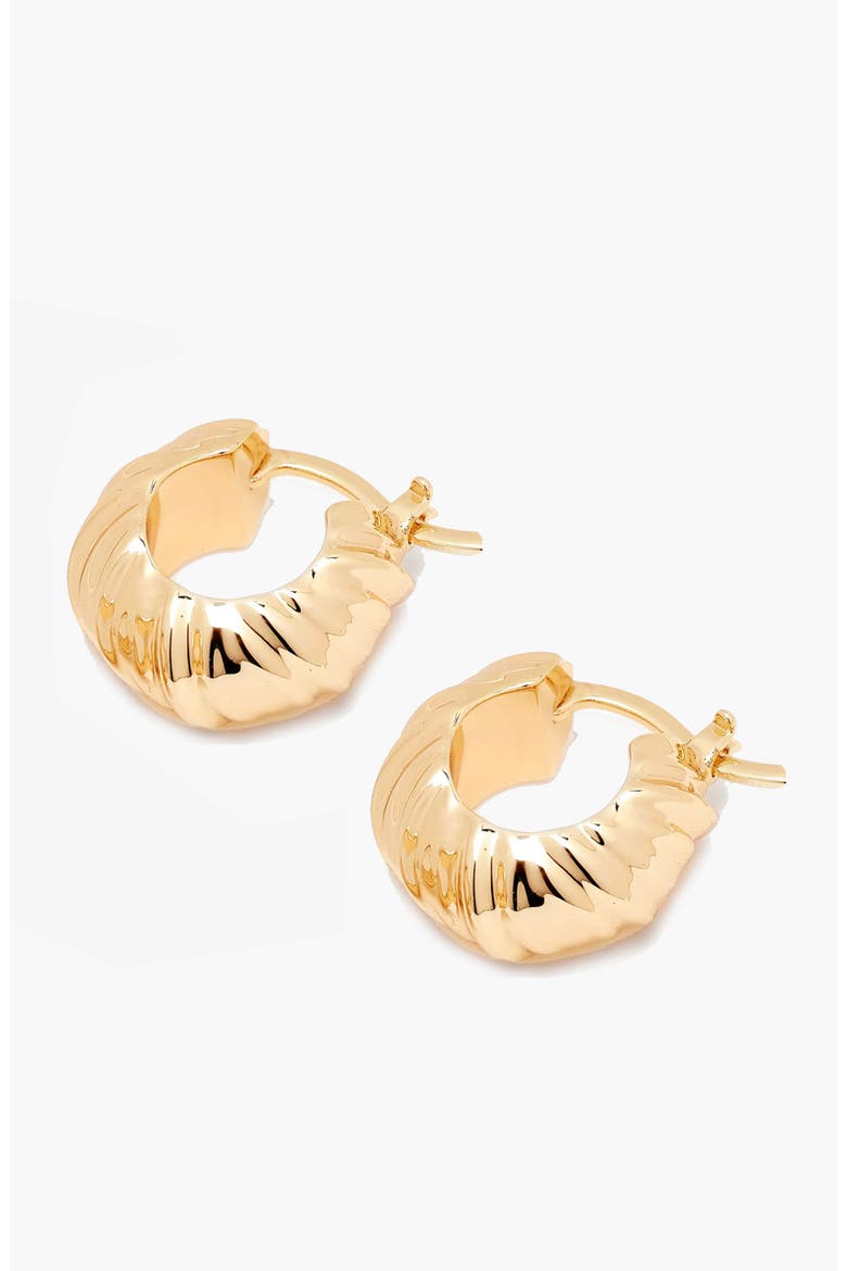 Kola Hoops in Gold, Alternate, color, Gold