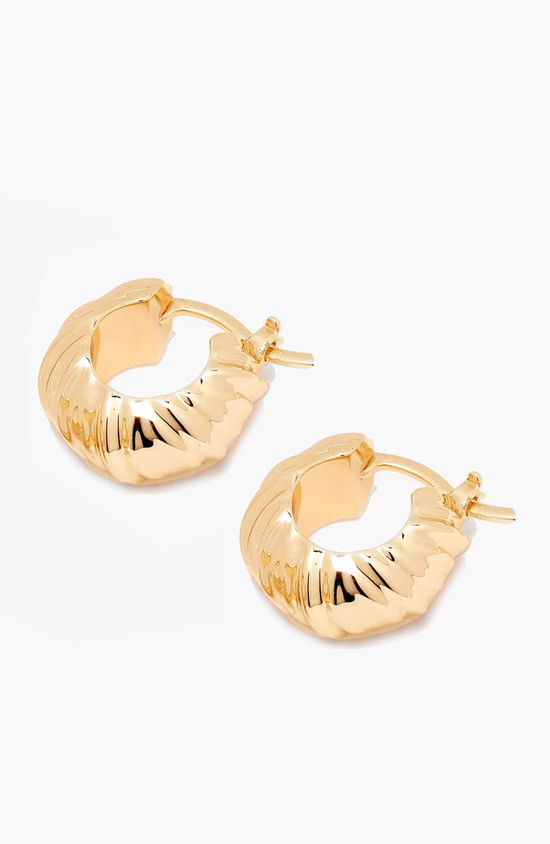 YOJ Kola Hoops in Gold, Alternate, color, Gold