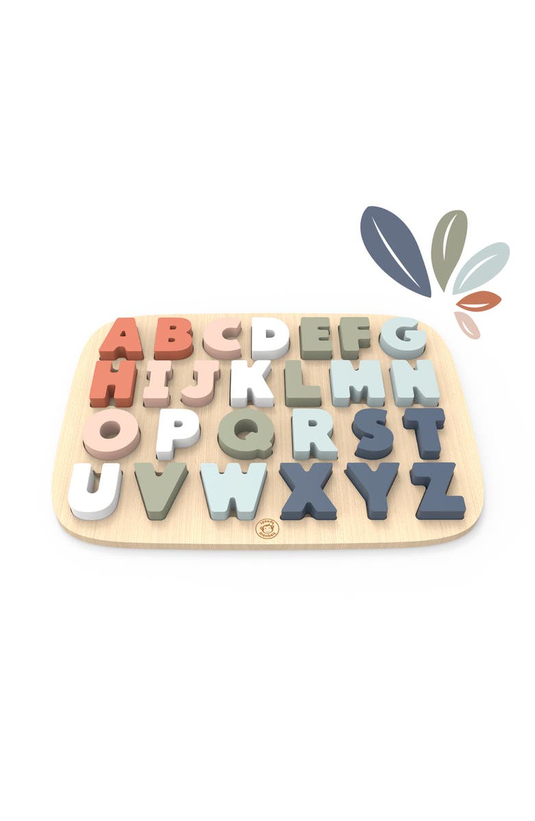 Moulin Roty Alphabet Puzzle, Alternate, color, Multi