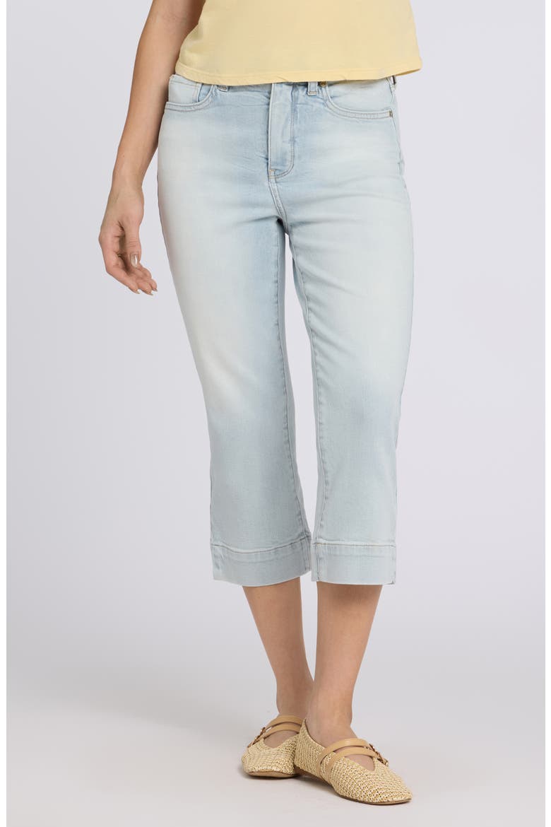 Marilyn Split Cuff Crop Capri Jeans, Main, color, DESERT SHORELINE