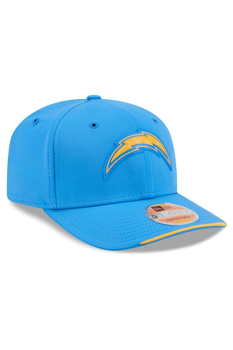 Men's New Era Powder Blue Los Angeles Chargers 2026 Sideline 9SEVENTY Adjustable Hat, Alternate, color, Powder Blue