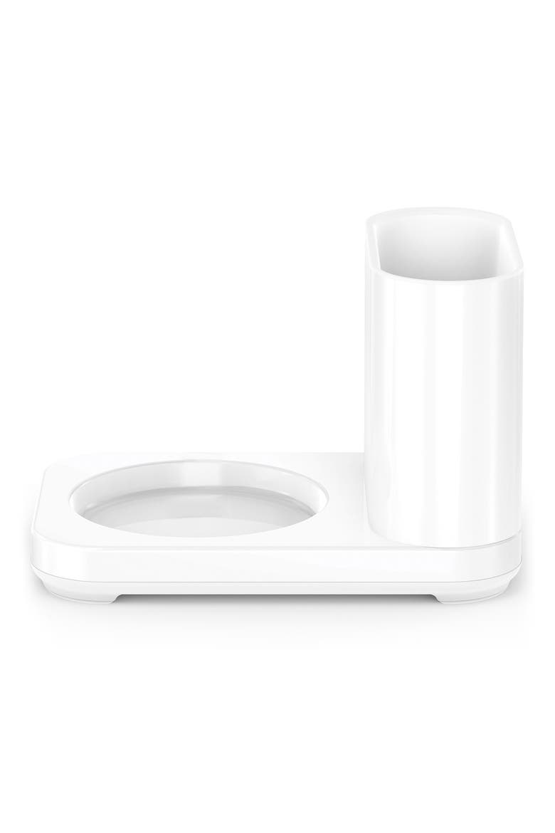 Rechargeable Liquid Soap Sensor Pump & Caddy, Alternate, color, WHITE