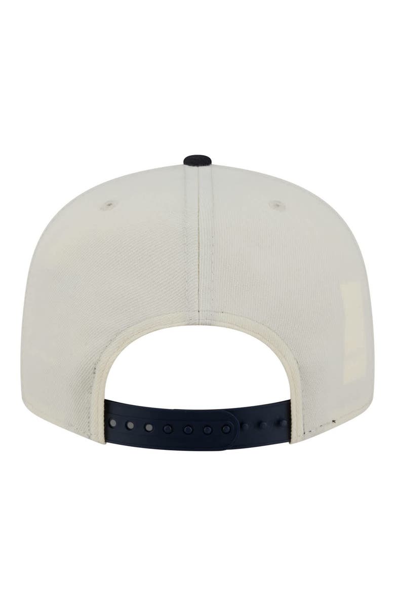 New Era Men's New Era Cream/Navy Boston Red Sox Localized 9FIFTY Snapback Hat, Alternate, color, Cream