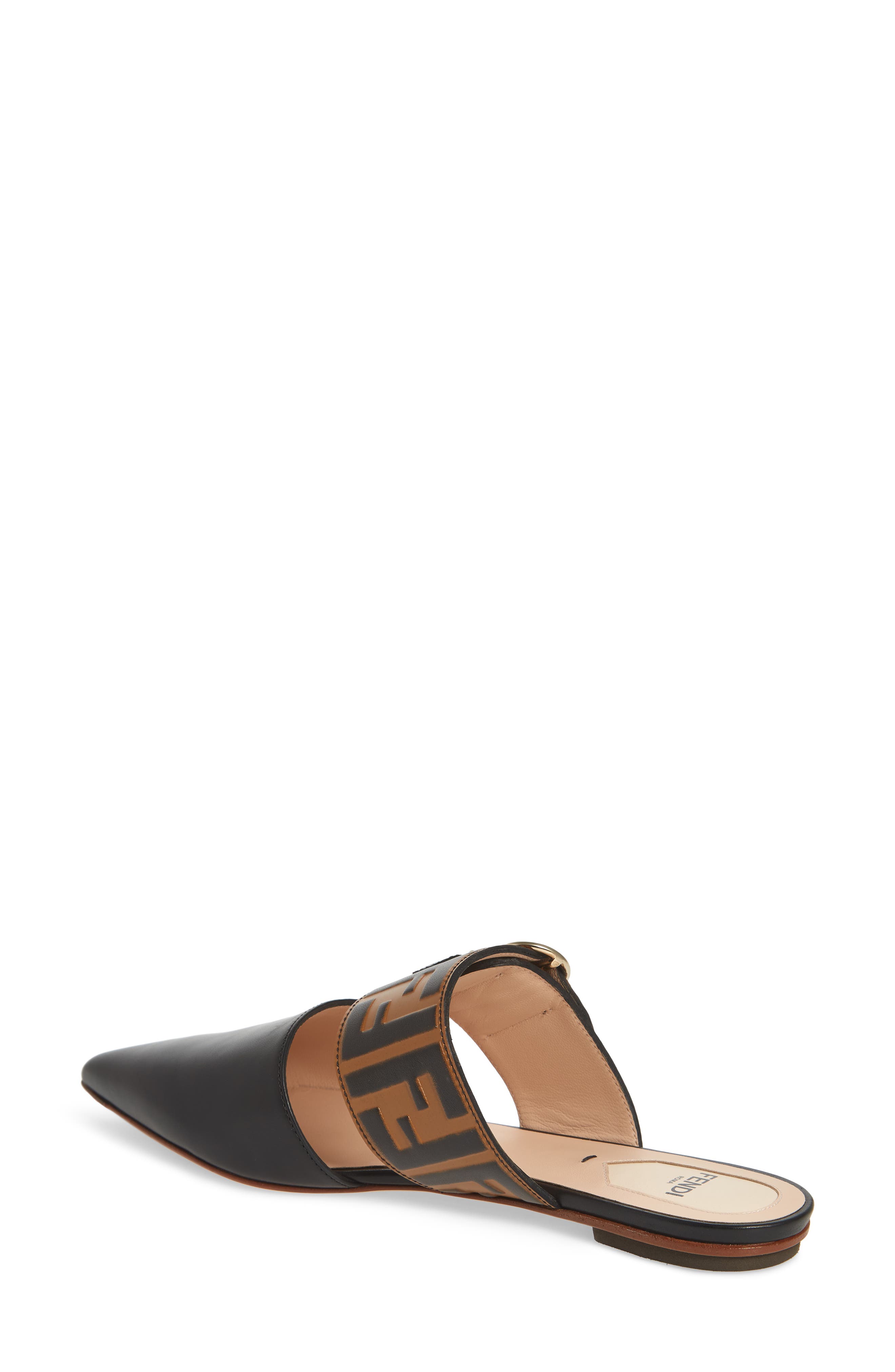 Fendi Pearland Pointy Toe Mule, Alternate, color, 