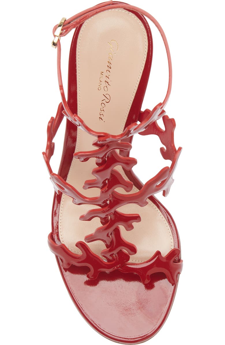 Gianvito Rossi Ocean Ankle Strap Sandal, Alternate, color, Rouge