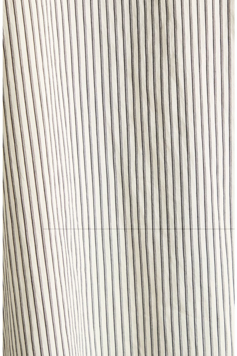 Drop Neck Striped Shirt, Alternate, color, WHITE AND BLACK STRIPE