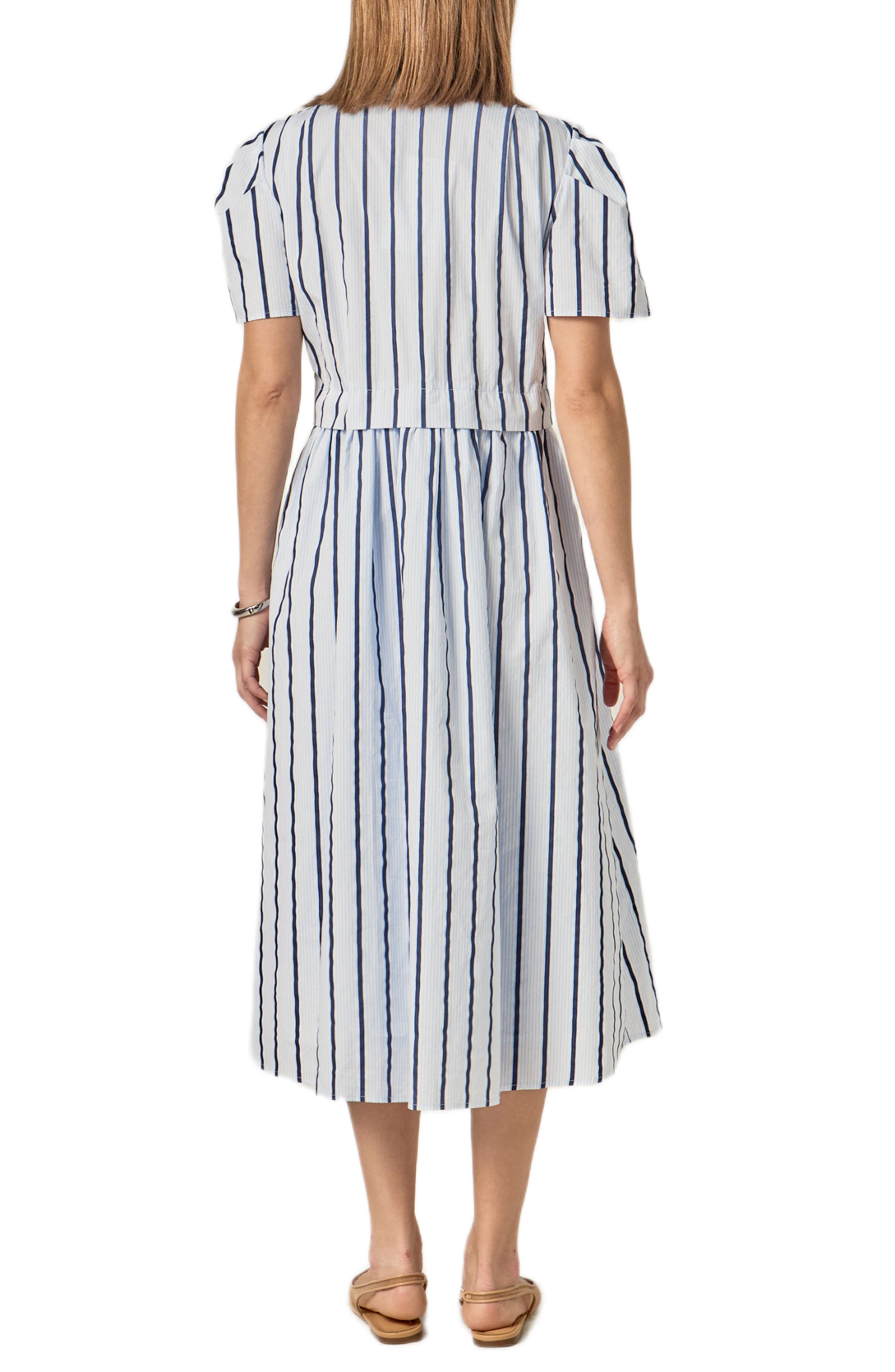 Stripe A-Line Dress - image 2