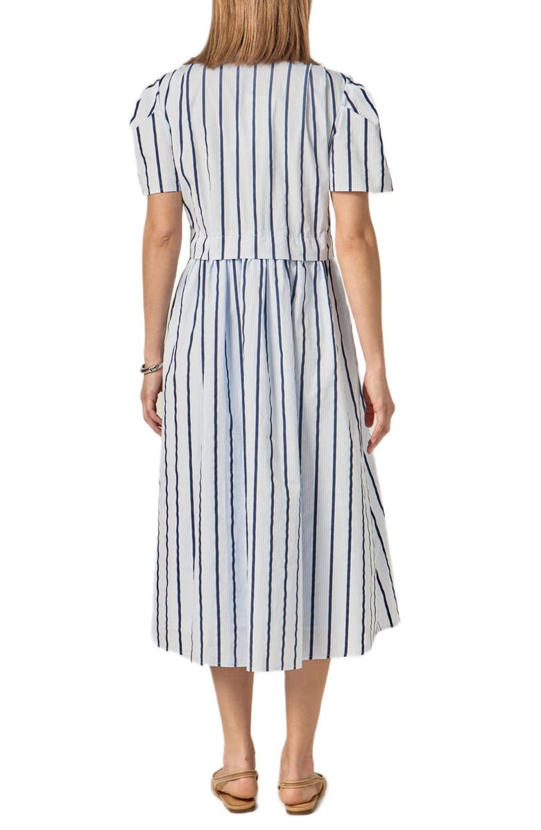 English Factory Stripe A-Line Dress, Alternate, color, 