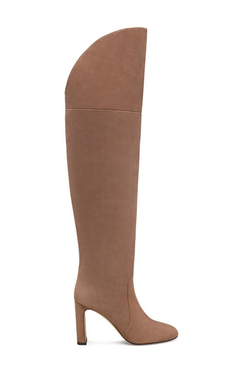 Stuart Weitzman Babette Over The Knee Tubo 85 Boot In Brown