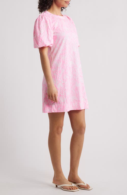 Lilly Pulitzer ® Mercer Puff Sleeve Cotton T-shirt Dress In Rousseau