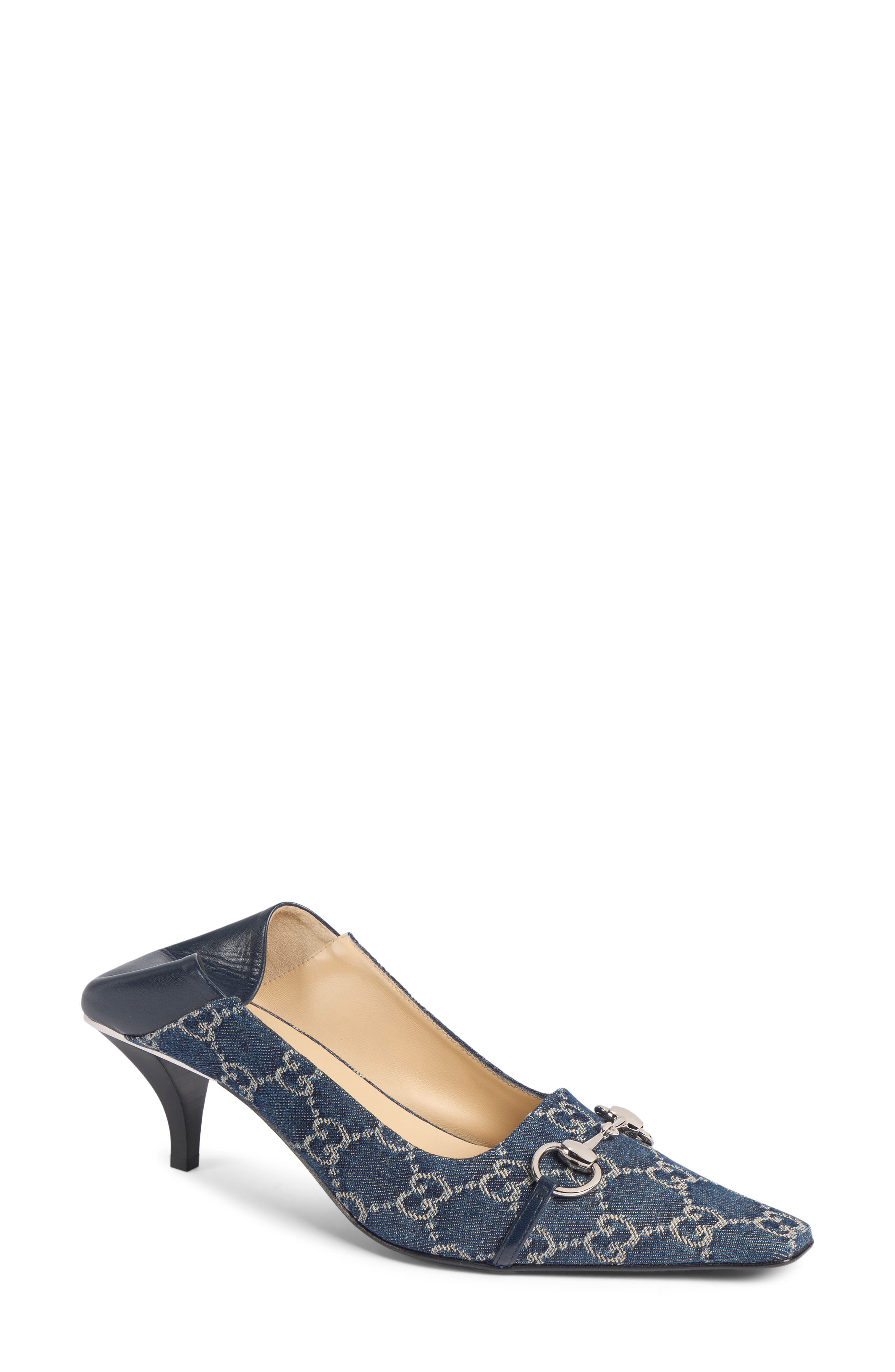 Vittoria Neo Denim Jacquard Pump, Main, color, 4741 DENIM