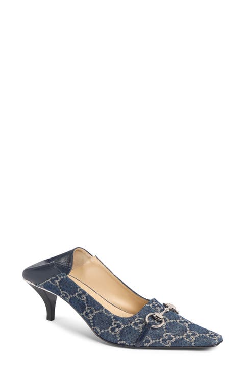 Vittoria Neo Denim Jacquard Pump